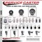 Service Caster 5'' Semi Steel Wheel Swivel Top Plate Caster Set with 2 Posi Brakes, 4PK SCC-20S515-SSR-2-PLB-2 - alternate 4